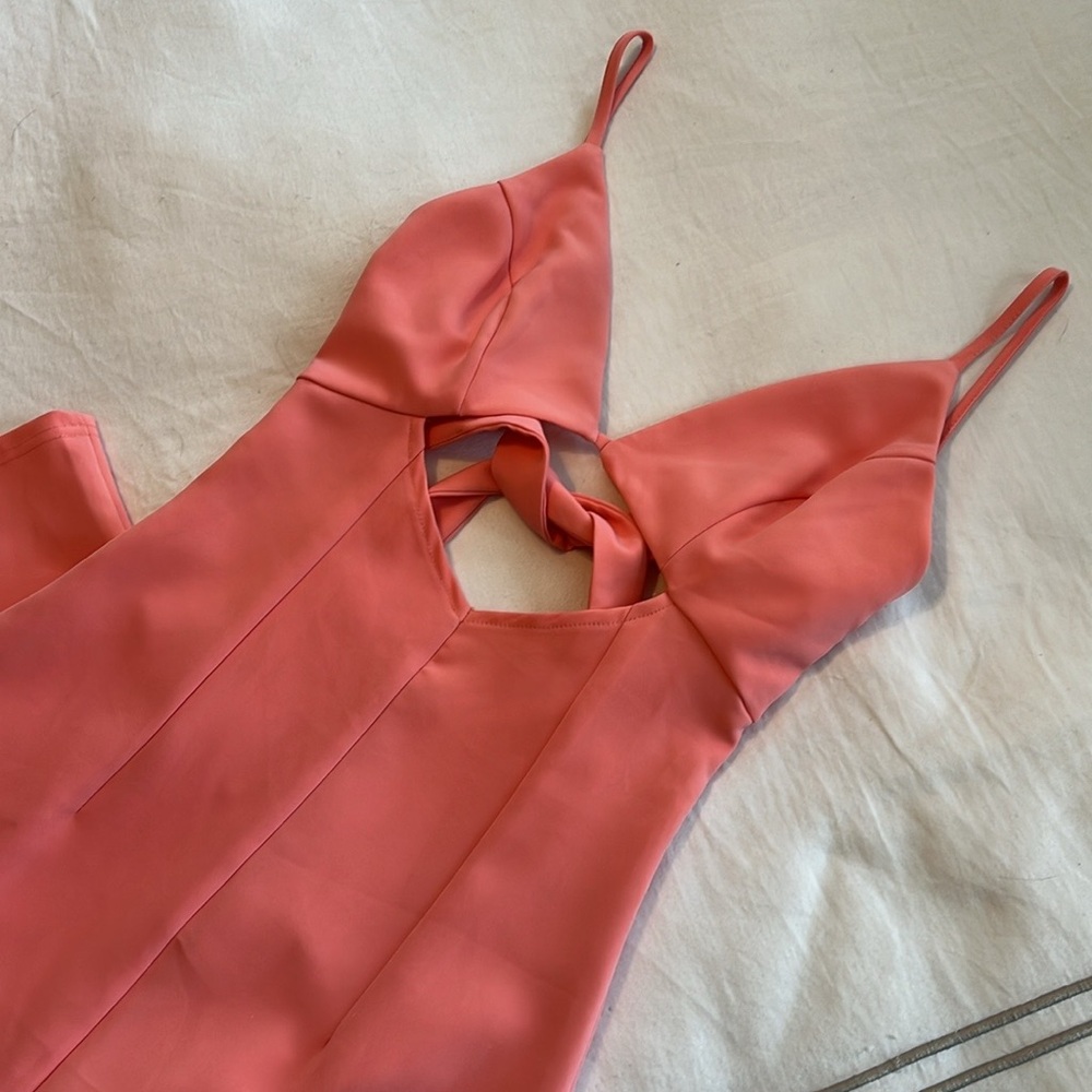 Tiger Mist XS Pink Strappy Mini Dress
